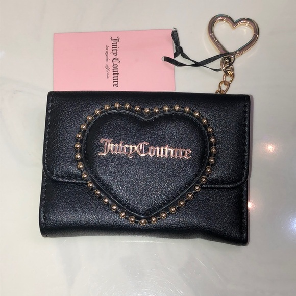 Juicy Couture Liquorice Love Never Dies Double Sided Trifold Wallet NWT - Picture 15 of 16
